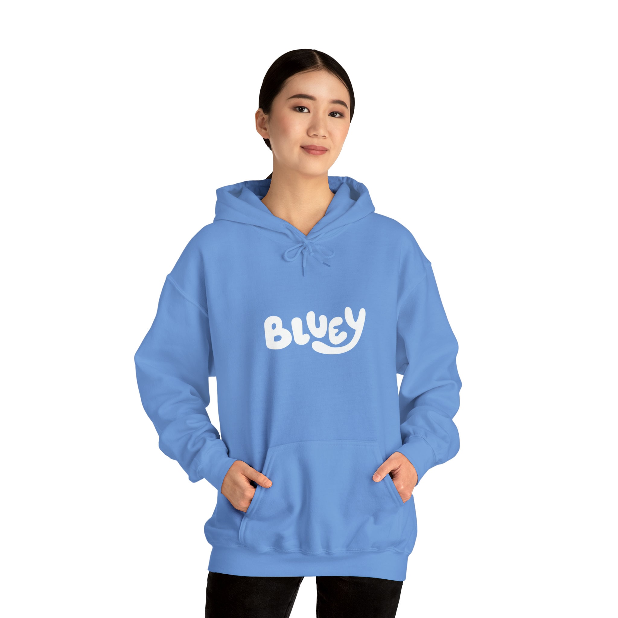 BLUEY Hooded Sweatshirt Unisex, Bluey Hoodie, Bluey Adult, Bluey Adult Hoodie, Bluey Sweatshirt