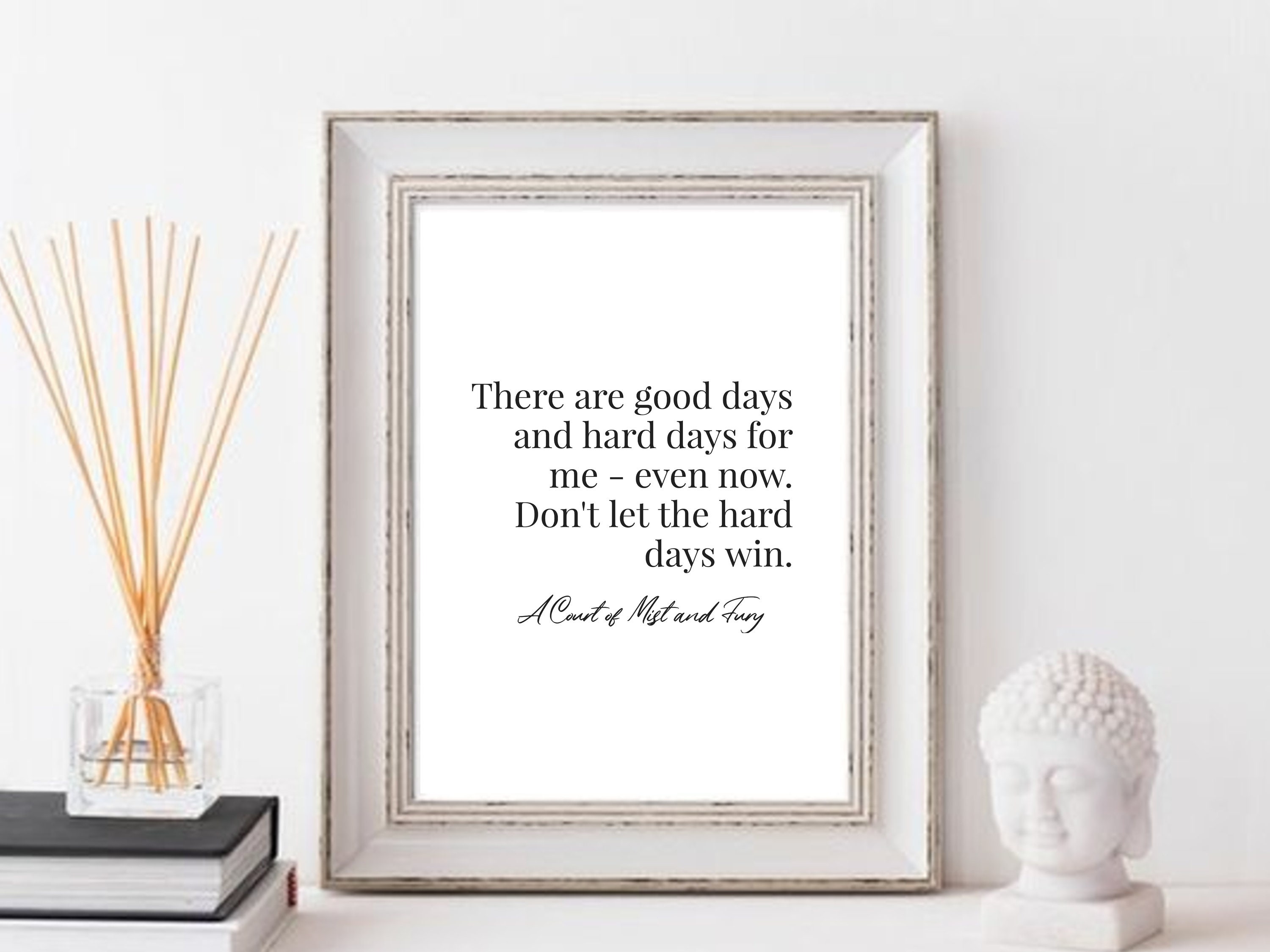 ACOAF Dont Let The Hard Days Win – Calcoanía De Vinilo Para Autoóvil Caión Pared Portátil, , large