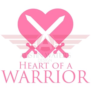 Herz eines WARRIOR SVG EPS Cricut Cutout Valentinstag
