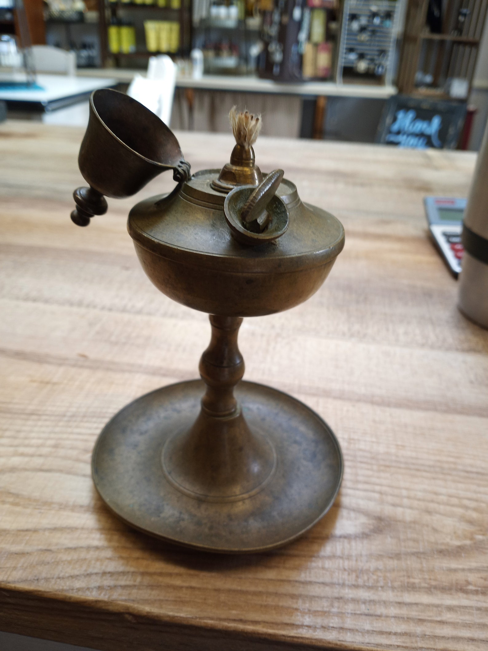 Brass Whale Oil Lamp Etsy