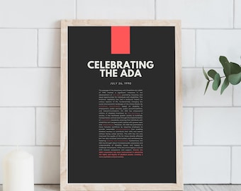 ADA Law Print: Disability Rights, Americans with Disabilities Act