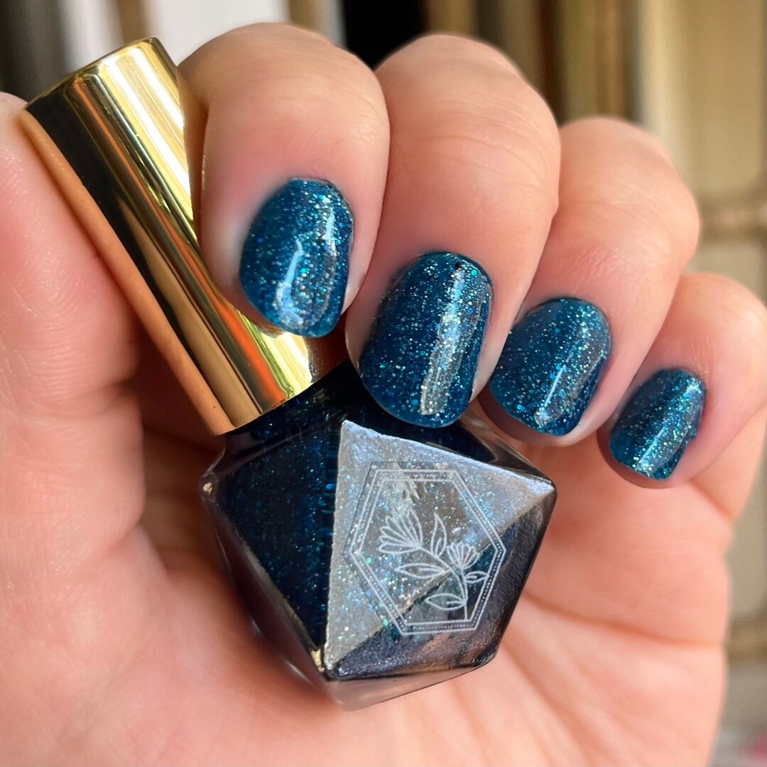Starry Night - Sparkling Glitter Blue - 10-free - Indie