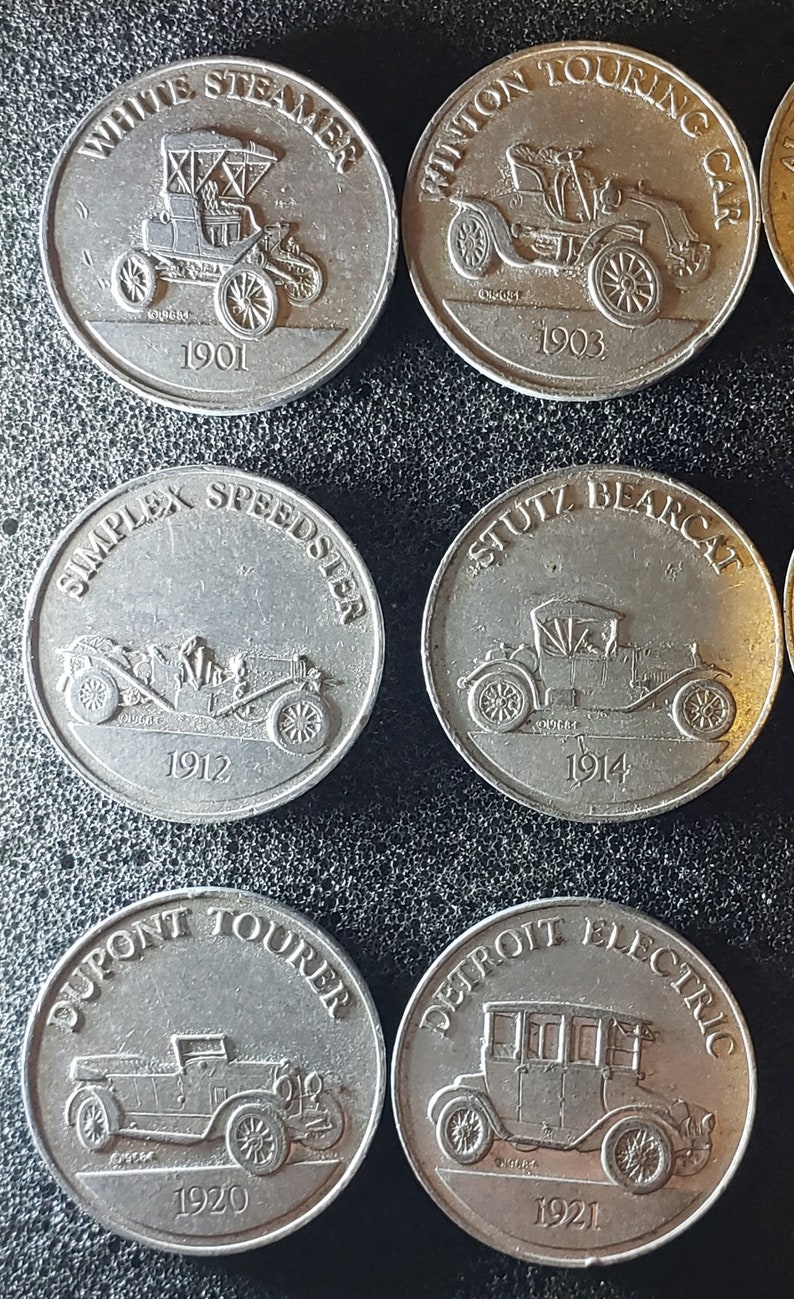 Sunoco Antique Car Coin Series 1 Etsy