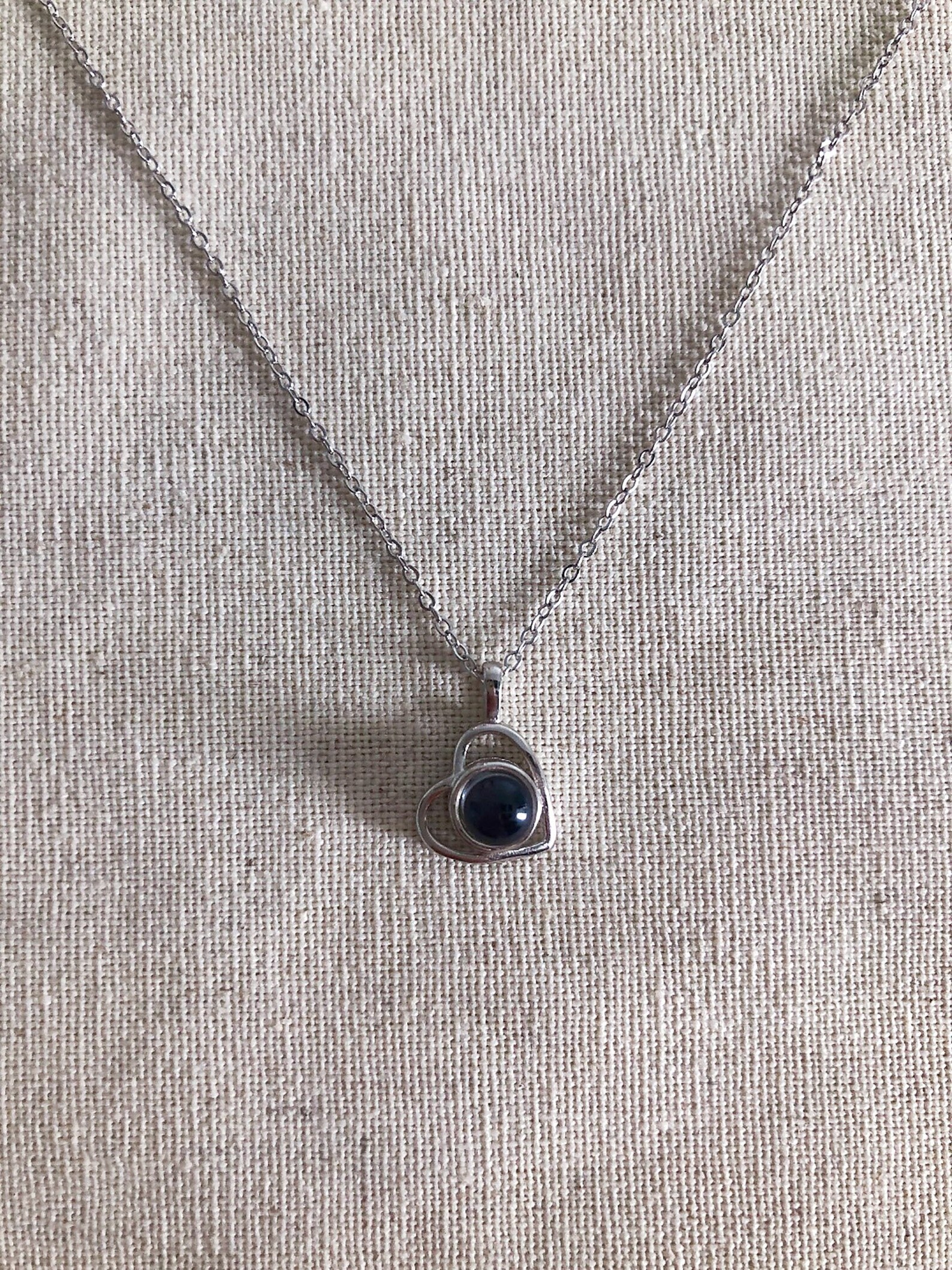 Custom Projection Necklace Custom Picture Necklace Custom Etsy