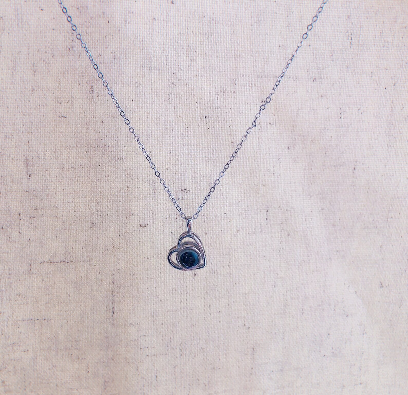 Custom Projection Necklace Custom Picture Necklace Custom Etsy