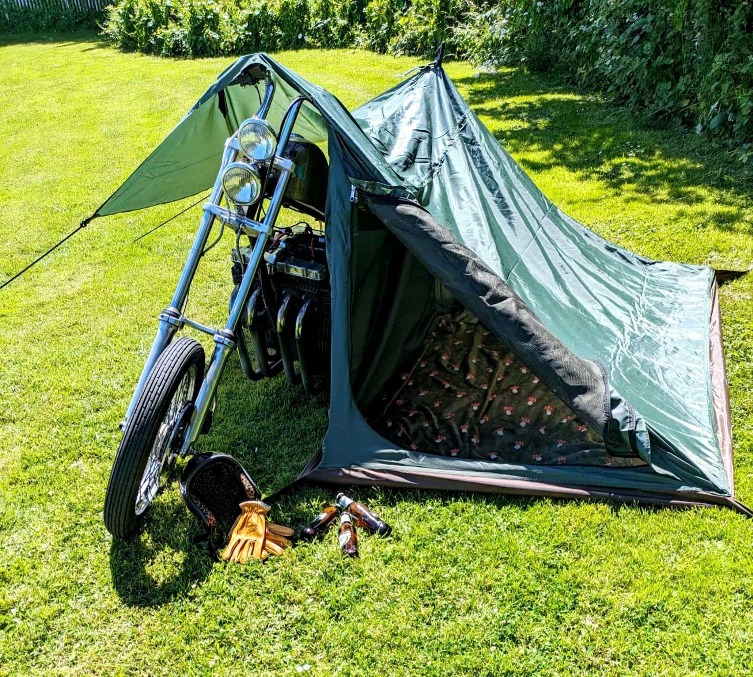 Motorrad Campingzelt Gypsy Soul, Chopper Fahrradzelt Abenteuerzelt "Gypsy  Soul 2" - Etsy.de