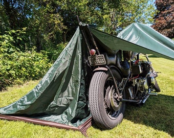 Motorcycle Biker Tent – SVAROG England, One Wall, Waterproof - Etsy