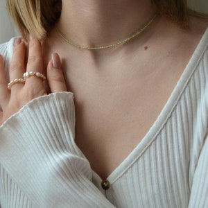 Peridot Beaded Choker Minimalist Green Crystal Jewelry Elegant Gift for Her image 5