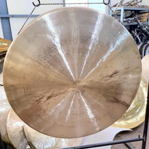35cm to 100cm Raw Plain Gong bell- Best sound quality- plain design- Made in Nepal- Handmade product- Available in smaller to larger sizes