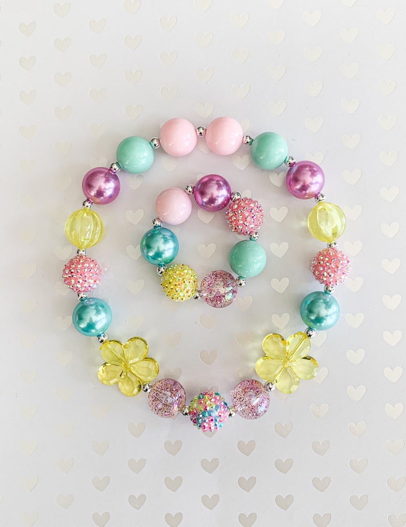EASTER Toddler Necklace Baby Necklace Baby Bracelet Chunky Necklace Girl Necklace Baby Jewelry Kids Necklace Toddler Bracelet