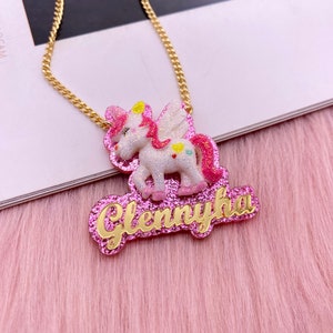 Unicorn Necklace, Unicorn Jewelry, Pink Unicorn, Horse Necklace, Fantasy  Jewelry, Kids Necklace, Unicorn Opal Necklace 