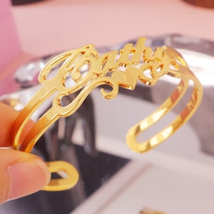 Custom Name Bangle Cuff Bracelet,Heart Bangle Bracelet,Gold Name Bangle,Personalized Name Bracelet,Women Name Cuff Bangle,Personalized Gift