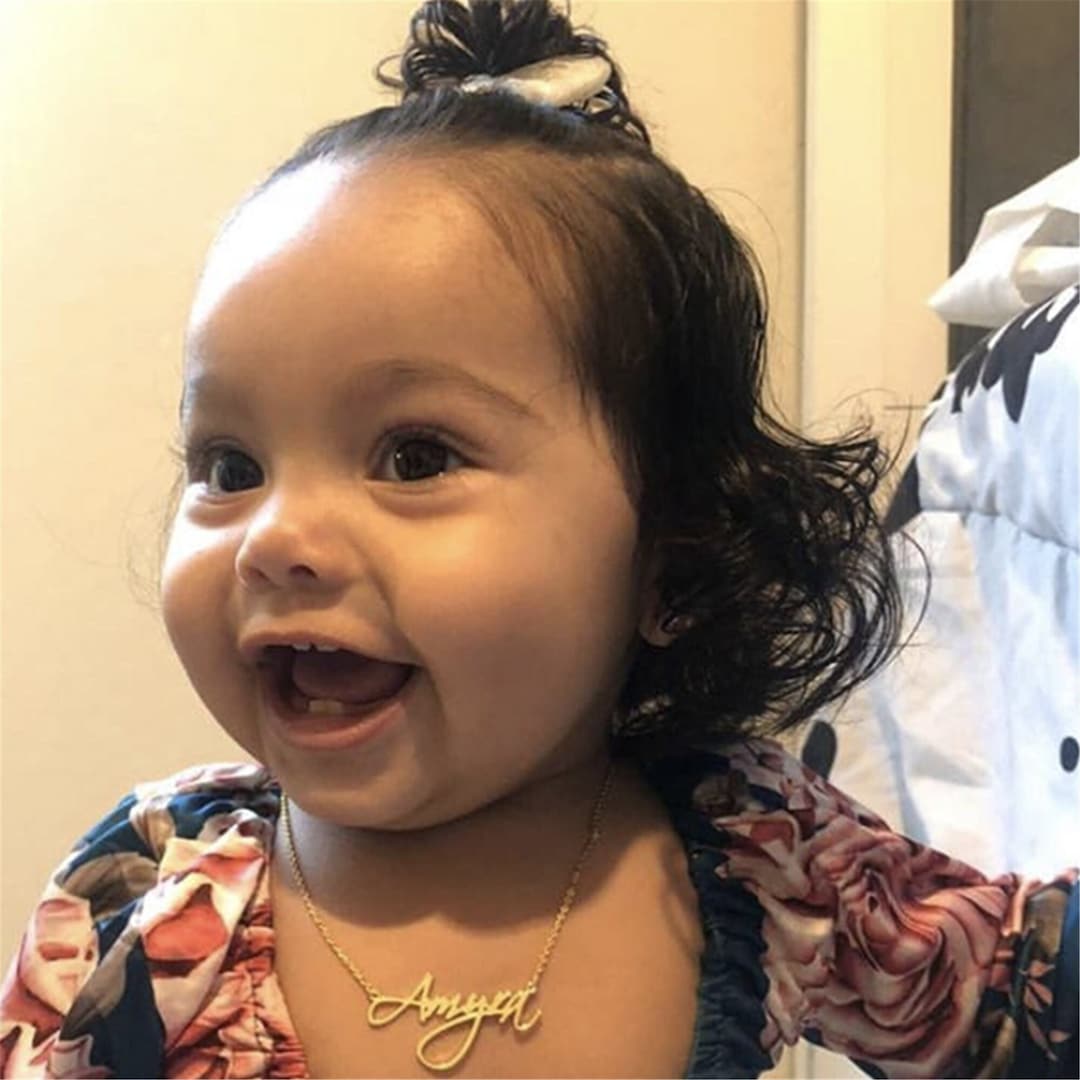 Baby Name Necklace, Custom Name Necklace, Kids Name Necklace