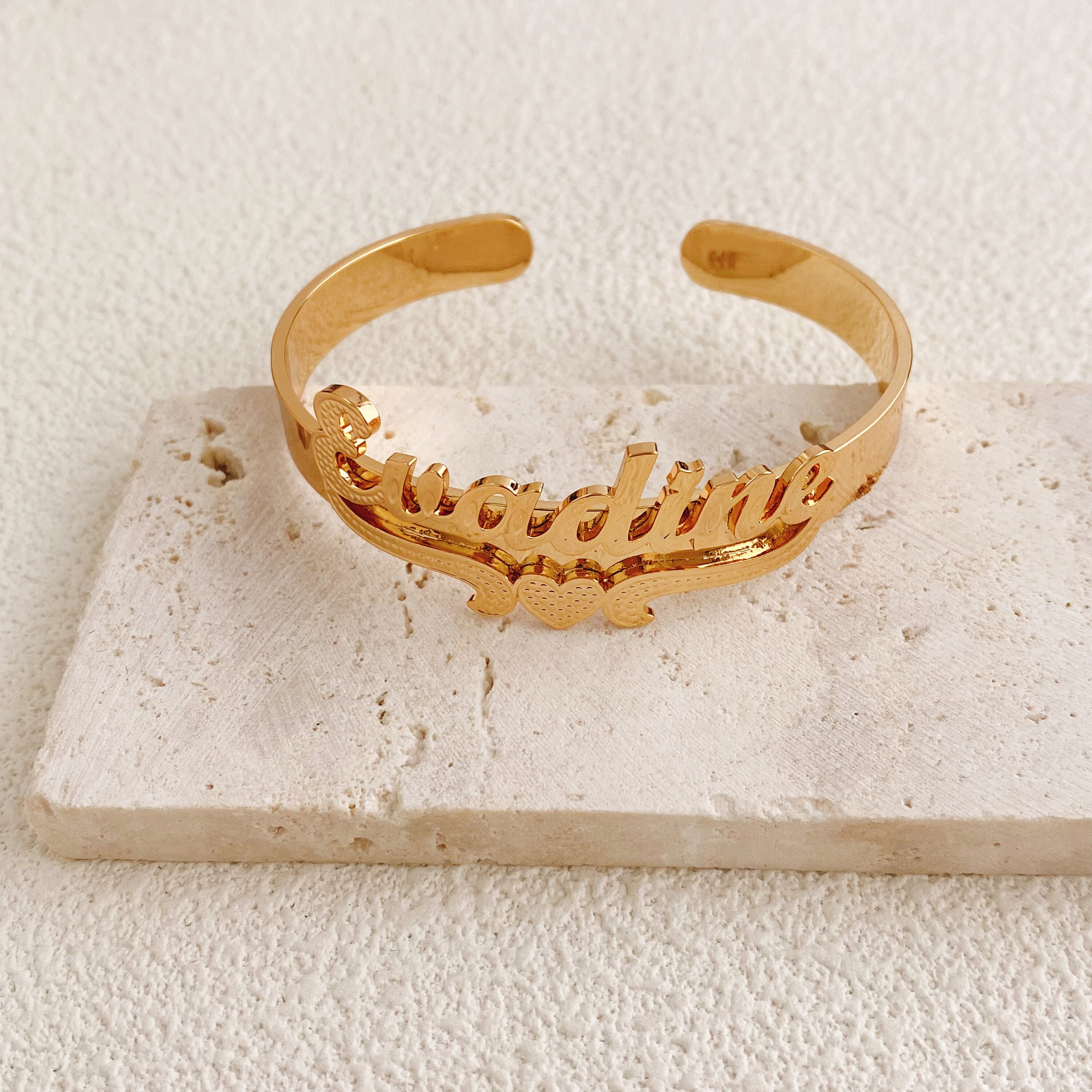 Custom Name Bangle,nameplate Bangle,personalized Bangle Bracelet,3d ...