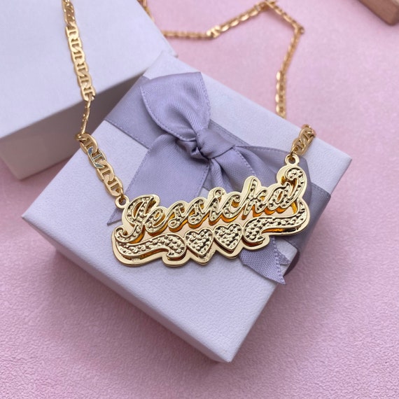 Custom 3D Name Necklace Nameplate 