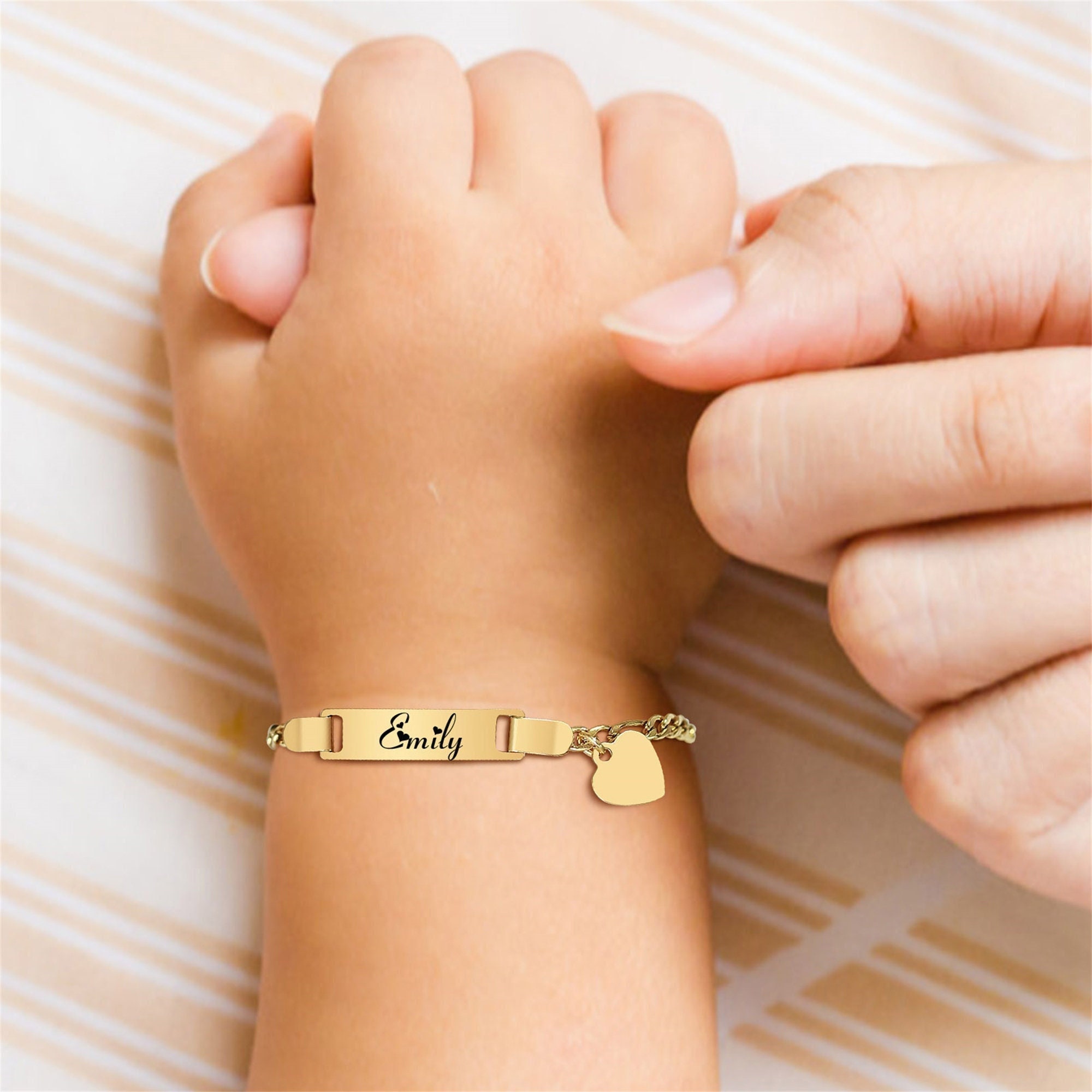Custom Baby Bracelet Etsy