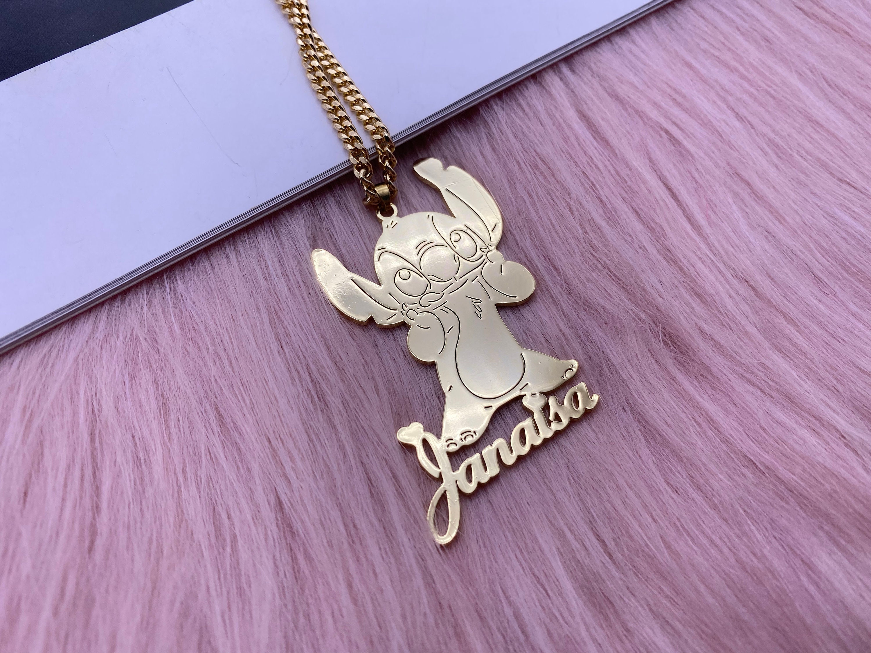 Personalized Cartoon Character Name Necklace Kids Necklace Gift