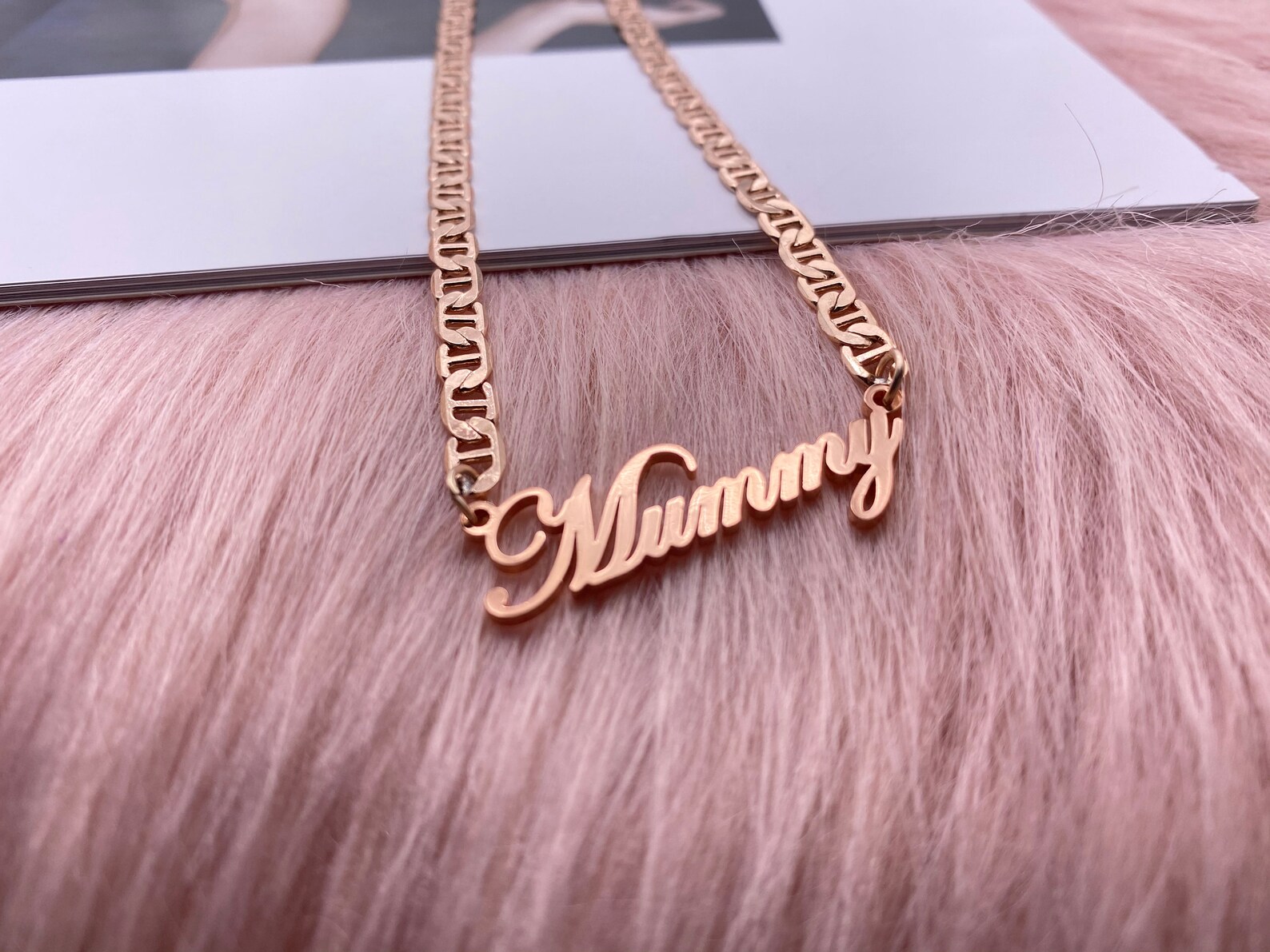 Custom Name Necklace Gold Name Necklace Dainty Name Etsy