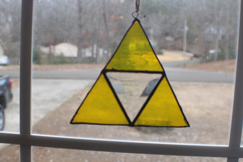 stained glass triforce