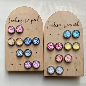 Heart Earrings, Statement Earrings, 10mm Earrings, Heart Jewelry, Girlfriend Gift, Pick Your Colour, Valentine’s Day Earrings, Love Earrings