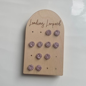 Purple Earrings, Pink Earrings, Sparkly Earrings, Girly Earrings, Druzy Studs, Small Everyday Earrings, Druzy Earrings, 8mm Earrings