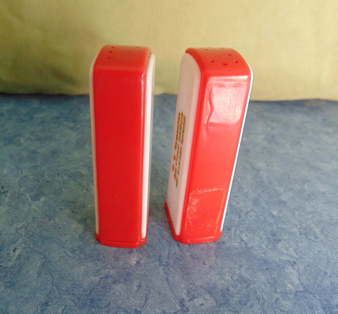 Vintage ESSO Gas Pump Salt and Pepper Shakers Etsy