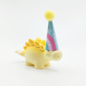 Cute Pastel Dinosaur Cake Topper | Cartoon Style Dinosaur Party | Table Sprinkles | Mini Party Hat | Party Bag Filler image 20