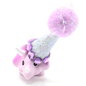 Cute Pastel Dinosaur Cake Topper | Cartoon Style Dinosaur Party | Table Sprinkles | Mini Party Hat | Party Bag Filler image 10