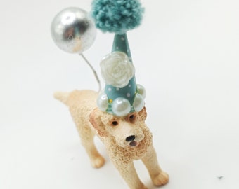 Labradoodle Dog Cake Topper | Pet Cake Topper | Party Animal | Party Pets | Pawty | Cake Topper | Create Your Pet | Dog Birthday Party