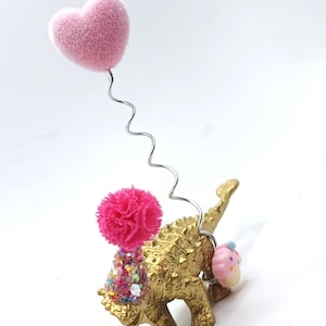 Mini dinosaurios dorados / Dinosaurio para fiestas / Chispas de mesa / Tema de dinosaurio / Adorno para tarta de dinosaurio / Dinosaurio / Mini sombreros de fiesta / Rellenos para bolsas de fiesta / imagen 10