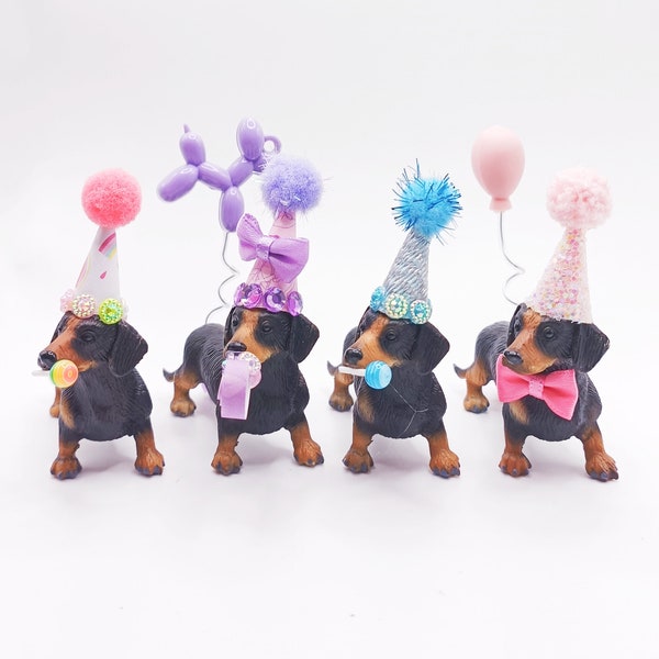 Dachshund Sausage Dog Cake Topper | Pet Cake Topper | Party Animal | Party Pets | Pawty | Cake Topper | Create Your Pet | Dog Birthday Party