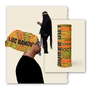 Loc Tube, Headband, Loc Band, Dreadlock Accessory, Dreadlocks Tube