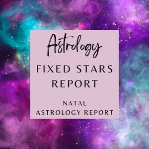 Relatório de Estrelas Fixas | Leitura Astrológica | Relatório de Leitura de Mapa Natal