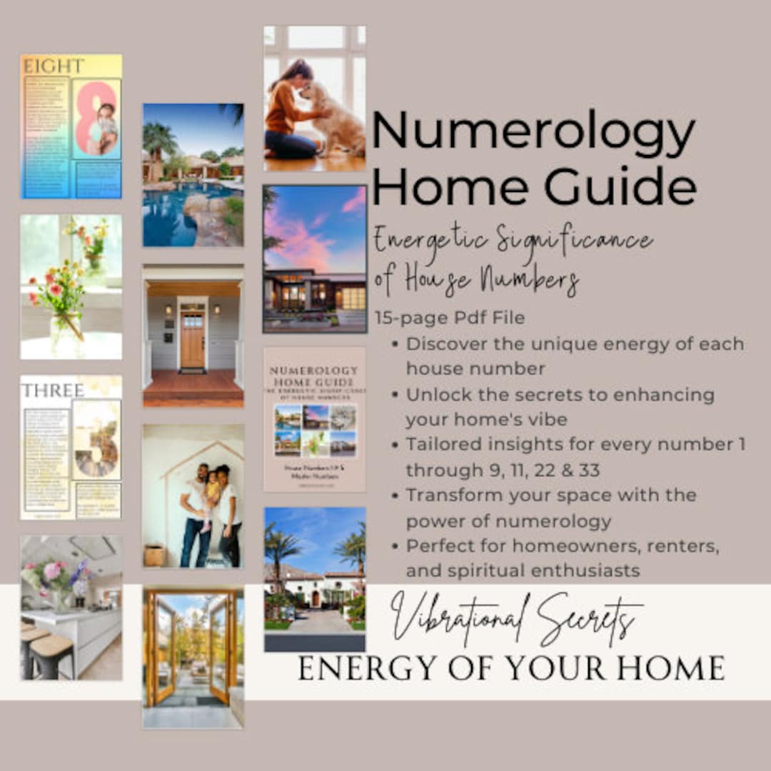 Numerology House Numbers for Home | Real Estate Guide | Energy of a ...