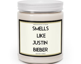 Justin Bierber- Justin Bierber gifts, Smells like candle, Christmas gift for bestie