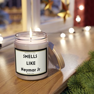 Neymar Jr - Smells like candle - Sports gift- Soccer gifts - V day gifts zdjęcie 7