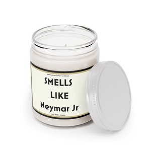Neymar Jr - Smells like candle - Sports gift- Soccer gifts - V day gifts zdjęcie 3