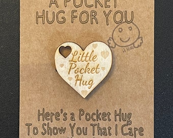 Valentines Heart Hug Tokens for Loved Ones in need of Keepsake Valentine Gift
