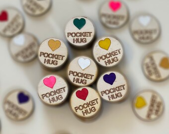 Valentines Heart Hug Tokens for Loved Ones in need of Keepsake Valentine Gift