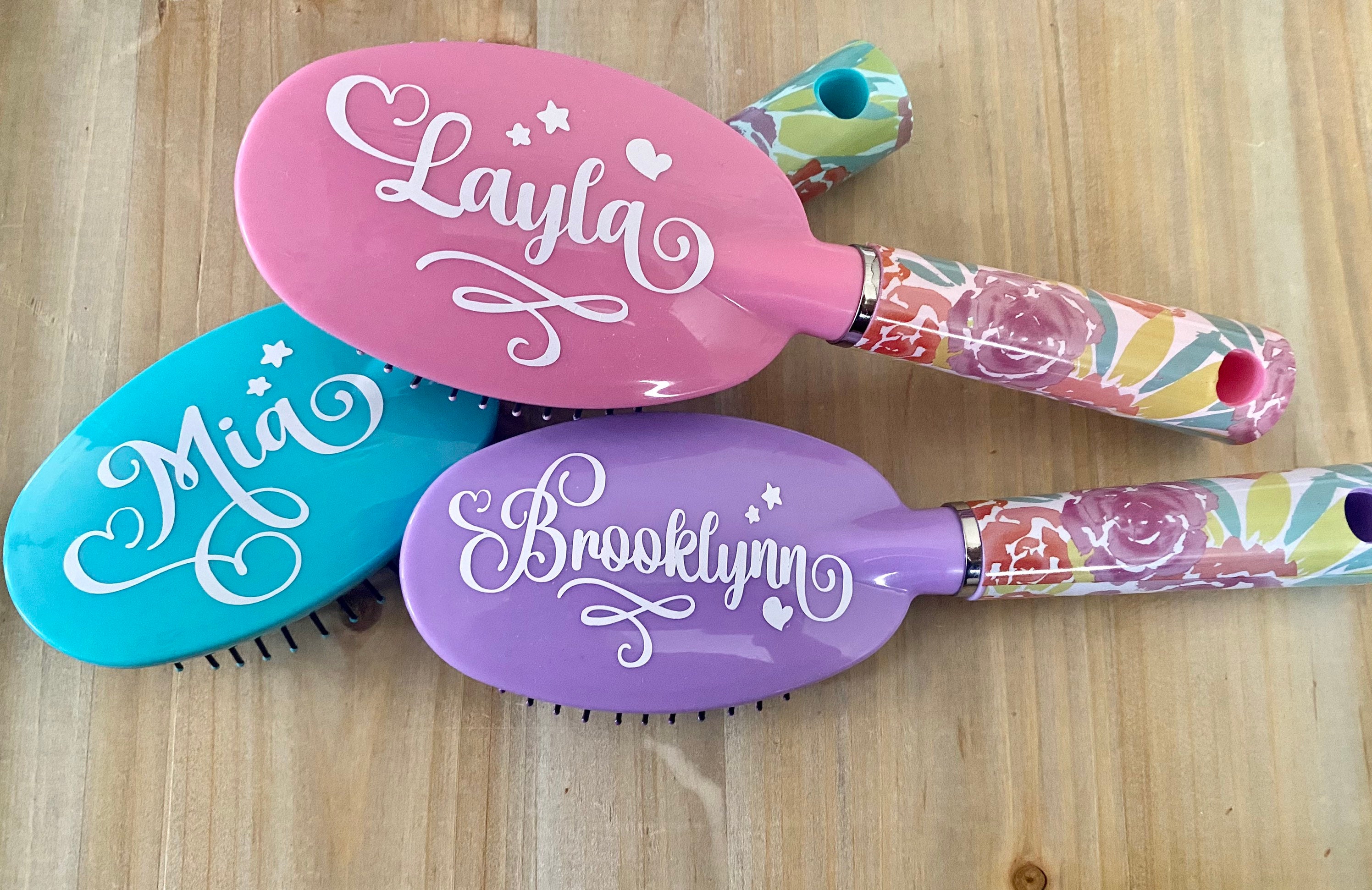 Personalized Hair Brush Custom Brush Birthday Party Favor Etsy Ireland