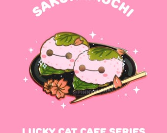 Sakuramochi Lapel Pin | Disney Inspired Food Pins sakura mochi