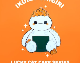 Ikura Onigiri Enamel Lapel Pin | Disney Inspired Food Pins