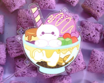 Halo Halo Clear Vinyl Sticker | Filipino Dessert, Disney inspired