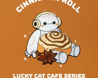 Cinnamon Roll Enamel Pin | Disney inspired food