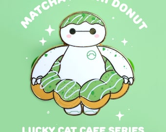 Matcha Mochi Donut Enamel Lapel Pin | Disney Inspired Food Pins