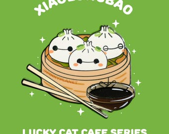 Soup Dumpling Lapel Pin | Disney Inspired Food Pins Xiaolongbao