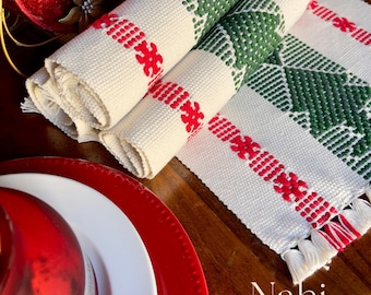 Oaxaca Table Placemats/ Christmas Decor/Christmas Table Placemats/Versatile/Kitchen Island/Decorative Touch/Tabletop Accessories