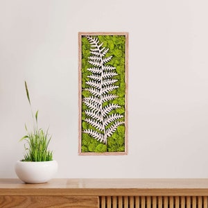 Moss art wall decor, Handmade Preserved moss wall picture