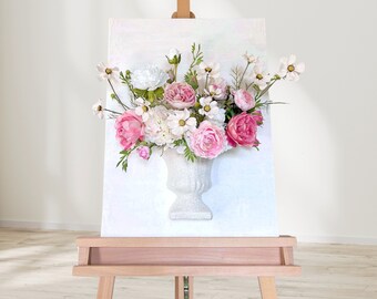 Flower Wall Art 3D, Flowers Wall Decor, Housewarming Gift, Aesthetic Home Room