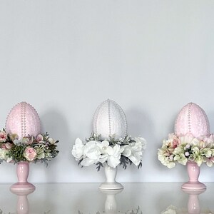 Easter egg decor for the table, Easter eggs centerpiece, Small Easter gifts H9&quot;